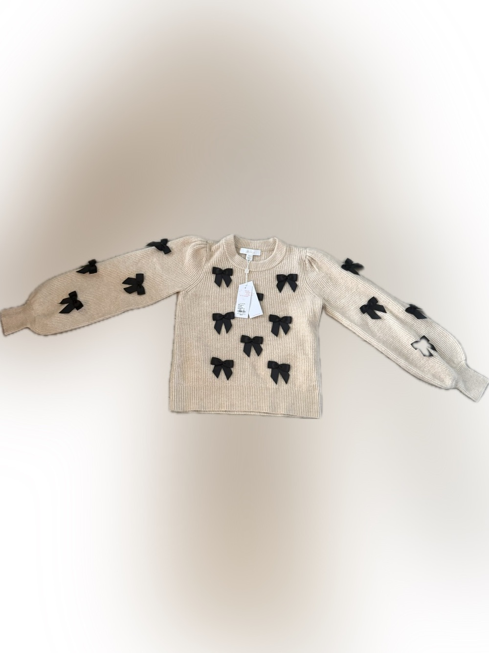Lilly Pulitzer, brand new zarie Bow-Appliqué Crewneck Sweater, runs big sz XXS - Picture 4 of 7